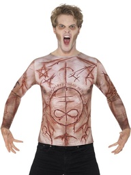 [45584-L] Verminkte Huid T-shirt L