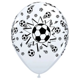 [92044] Ball. bedr Soccer Wit Q11 25st