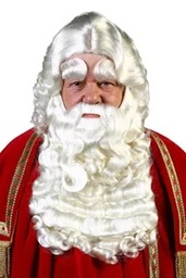 [3885-0200] Baard Pruik Sint  Luxe losse snor