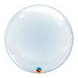 [68824] Bubble helium ballon Deco Clear 20"