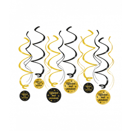 [7031919] Hangdeco Swirl Classy Party Pensioen