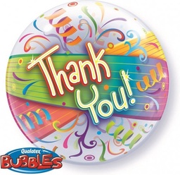 [25700] Bubble ballon Thank You Streamers