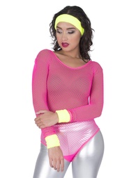 Zweetbandjes set fluor