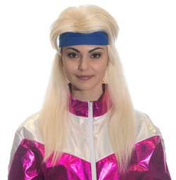 [30563] Pruik 80's Aerobic blond