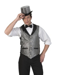 Disco Gilet zilver