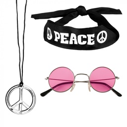 [44518] Accessoire-set Hippie Peace, 3-delig