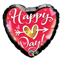 [21630] Folie ballon Happy (Heart) Day!