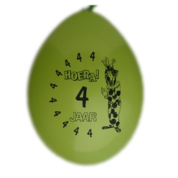 [10348] Ballonnen Bedr.4 jaar 10 st.