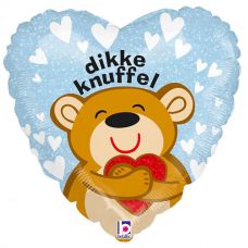 [78094] Folie helium ballon dikke knuffel