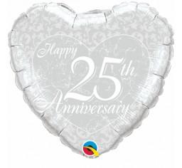 [91938] Folie ballon Happy 25th Anniversary