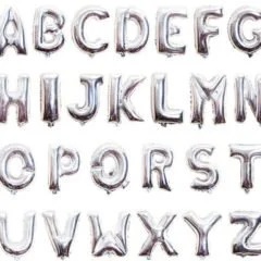Folie Letter 40" zilver