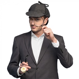 [33201] Accessoire-set Detective (pet, pijp en vergrootglas)