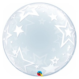 [42671] Bubble helium ballon Deco Stars