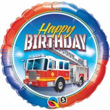 [41686] Folie ballon Happy Birthday brandw