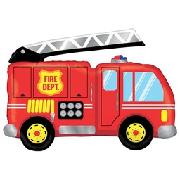 [35687] Folie helium ballon Shape Firetruck (81cm)