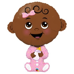 [18943] Folie helium ballon Shape Baby Girl