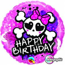 [41588] Folie ballon Happy Birthday monster