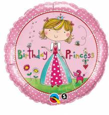 [51167] Folie ballon Happy Birthday princes