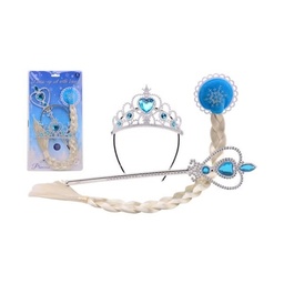 [27719] IJsprinses haarclip/diadeem met accessoires