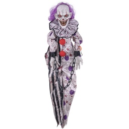 [94224] Hangende Clown licht, geluid en beweging 110cm