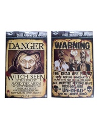 [74956] Halloween poster 38cm, 2 soorten