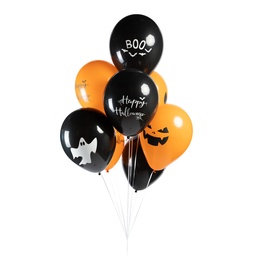 [1129017] Ballonnen Bedr. Halloween 8 st.