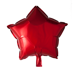 [8530] Folie helium ballon Ster rood
