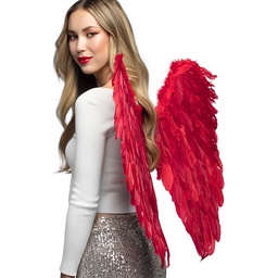 [52811] Engelen / Duivel vleugels rood, 65cm