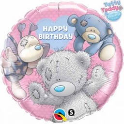 [20723] Folie ballon Happy Birthday Tatty Teddy