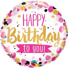 [49170] Folie ballon Happy Birthday to you