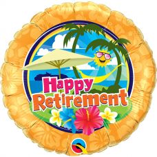 [36449] Folie ballon Happy Retirement Sun