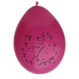 [10351] Ballonnen Bedr.7 jaar 10 st.