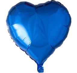 [8509] Folie helium ballon hart blue