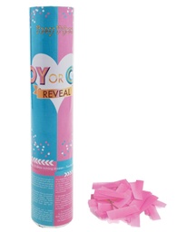 [66473] Confetti kanon 20cm baby roze