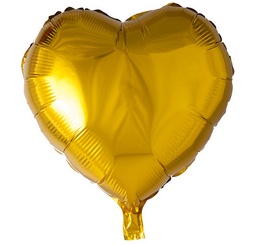 [8504] Folie helium ballon hart goud