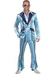 Kostuum 70's streep, 2 kleuren