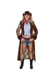 Pimp Mantel Sheeba Dames lang