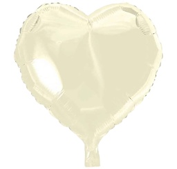 [8513] Folie helium ballon hart ivory