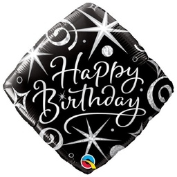 [29988] Folie helium ballon Happy Birthday Sparkles