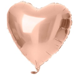 [8989] Folie helium ballon hart roségold