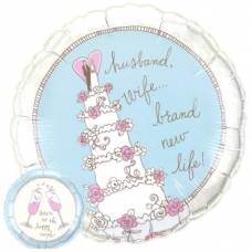 [80835] Folie ballon Husband, Wife a brand