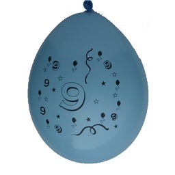 [10353] Ballonnen Bedr.9 jaar 10 st.