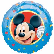 [10958] Folie helium ballon Mickey Mouse blauw