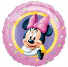 [10959] Folie helium ballon Minnie Mouse roze