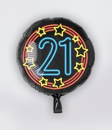 [7013103] Folie helium ballon Neon 21