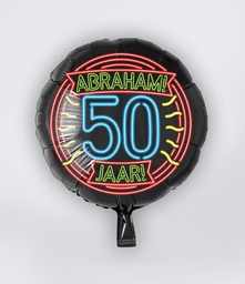 [7013108] Folie helium ballon Neon Abraham