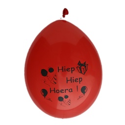 [10374] Ballonnen Bedr. Hiep Hoera 10 st