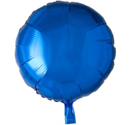 [8524] Folie helium ballon Rond navy blue