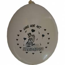 [10373] Ballonnen Bedr. Bruidspaar 10 st.