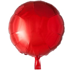 [8515] Folie helium ballon Rond rood